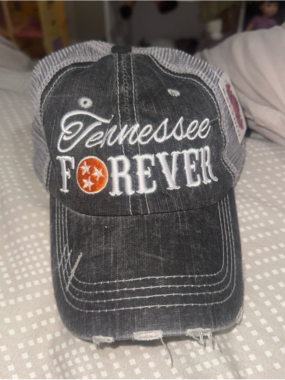 Tennessee Forever Distressed Women’s Baseball Cap